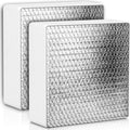 SIKADEER RV Vent Insulator 14″X14″X3″, 2 Piece Universal RV Skylight Cover with Reflective Surface, Skylight Shade Energy Savings Sunroof Fits for 14 Inch X 14 Inch Rv/Camper Vents