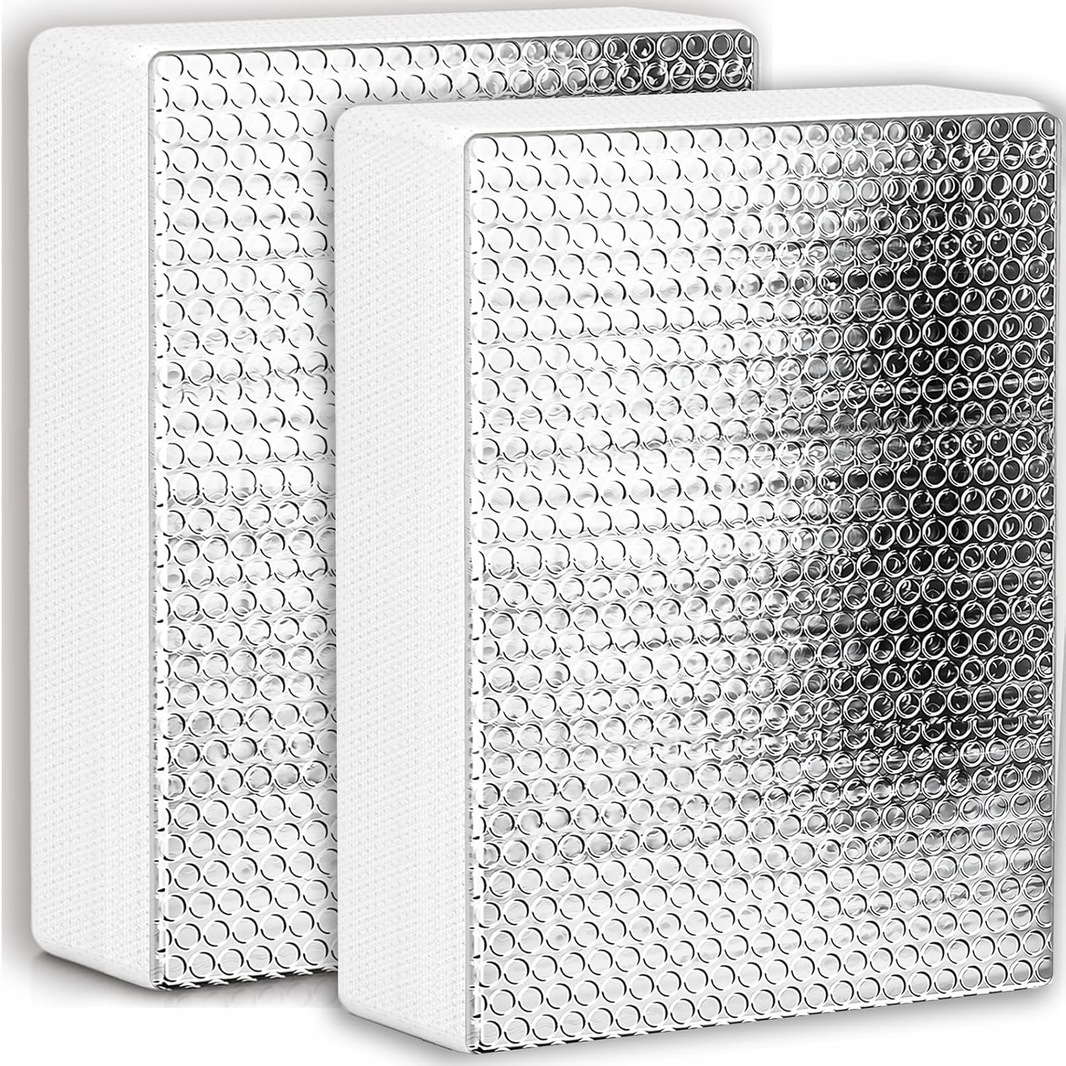 SIKADEER RV Vent Insulator 14″X14″X3″, 2 Piece Universal RV Skylight Cover with Reflective Surface, Skylight Shade Energy Savings Sunroof Fits for 14 Inch X 14 Inch Rv/Camper Vents