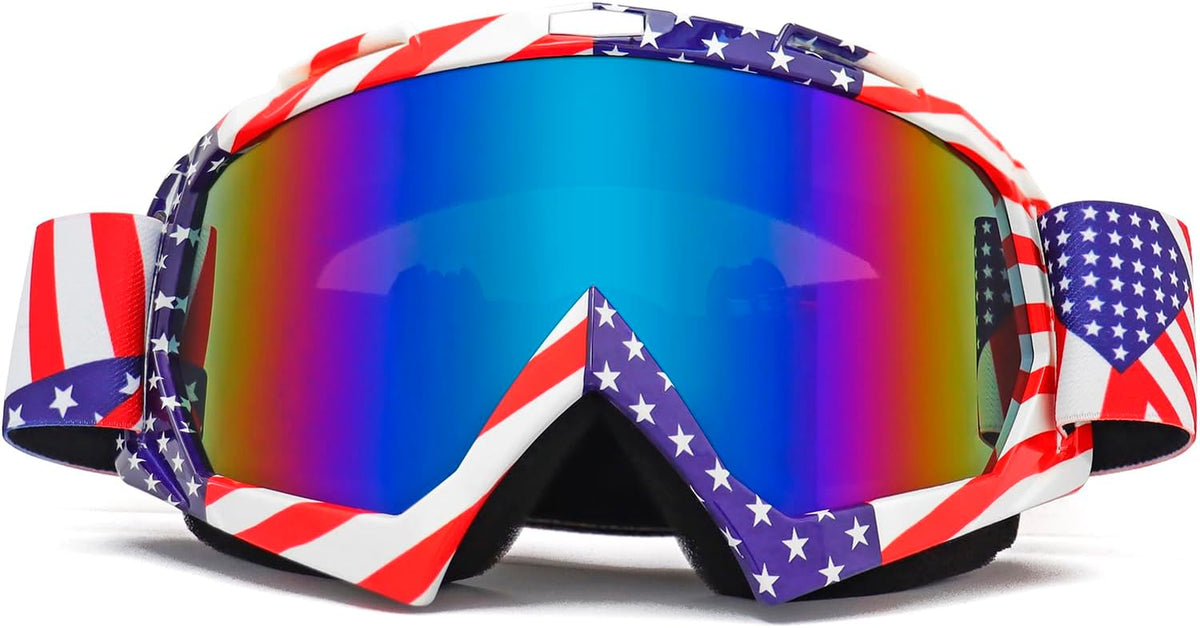 SPOSUNE Dirt Bike ATV Goggles UV400 Motorcycle Goggles for Men Women Youth Motocross Riding Goggles Windproof Dustproof