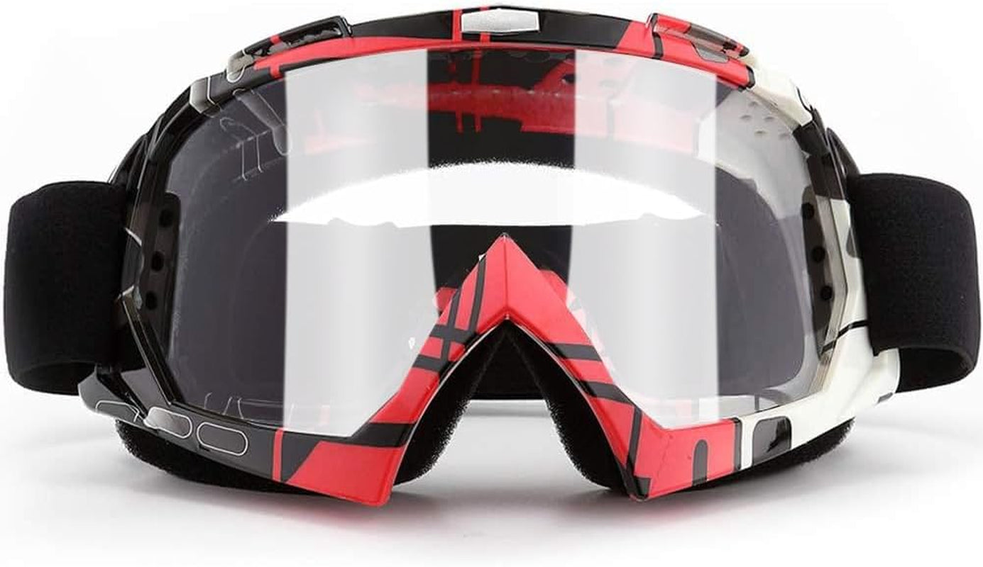 SPOSUNE Dirt Bike ATV Goggles UV400 Motorcycle Goggles for Men Women Youth Motocross Riding Goggles Windproof Dustproof
