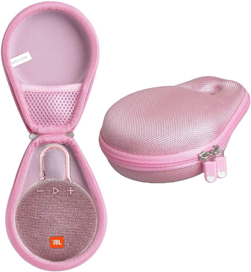 Hermitshell Travel Case Fits JBL Clip 3 Portable Waterproof Wireless Bluetooth Speaker (Black)