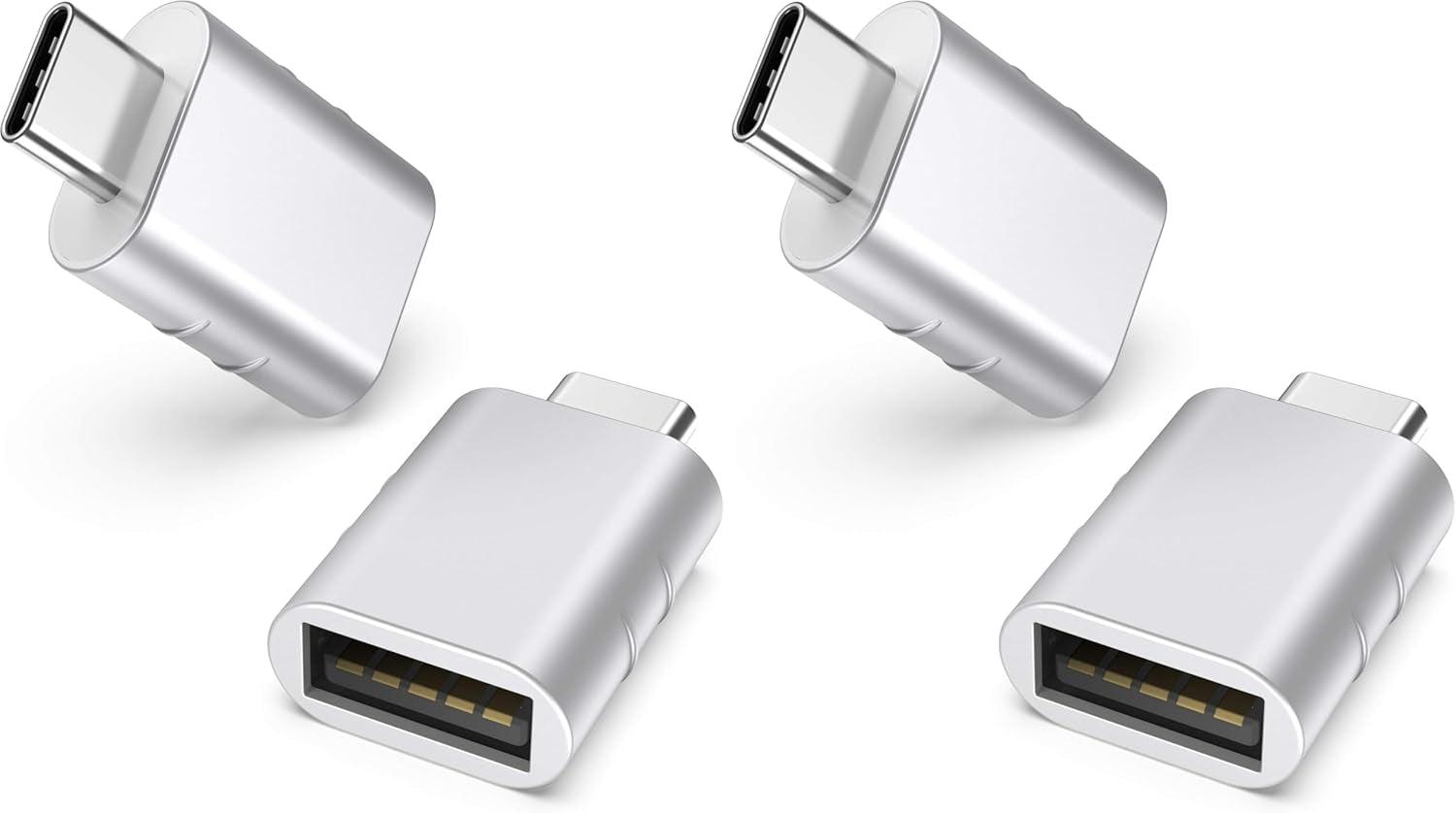 Syntech USB C to USB Adapter(2 Pack), USB-C Male to USB 3.0 Female Adapter Compatible with Iphone 17 Pro Max Macbook Pro Air 2024 Ipad Mini Pro Surface Pro and Other Type C or Thunderbolt 4/3 Devices