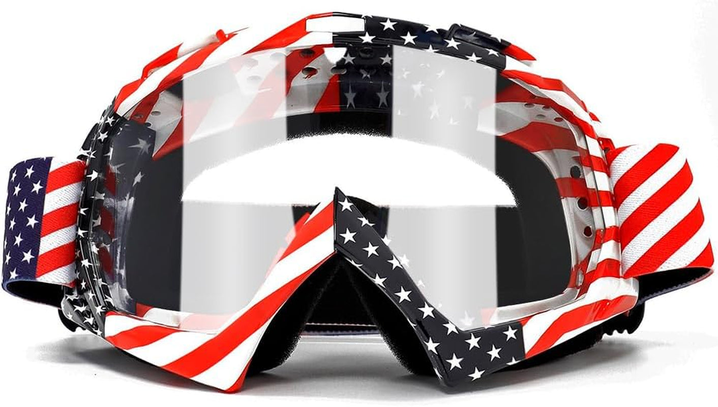 SPOSUNE Dirt Bike ATV Goggles UV400 Motorcycle Goggles for Men Women Youth Motocross Riding Goggles Windproof Dustproof