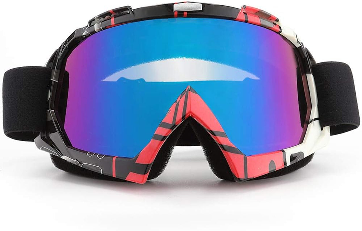 SPOSUNE Dirt Bike ATV Goggles UV400 Motorcycle Goggles for Men Women Youth Motocross Riding Goggles Windproof Dustproof