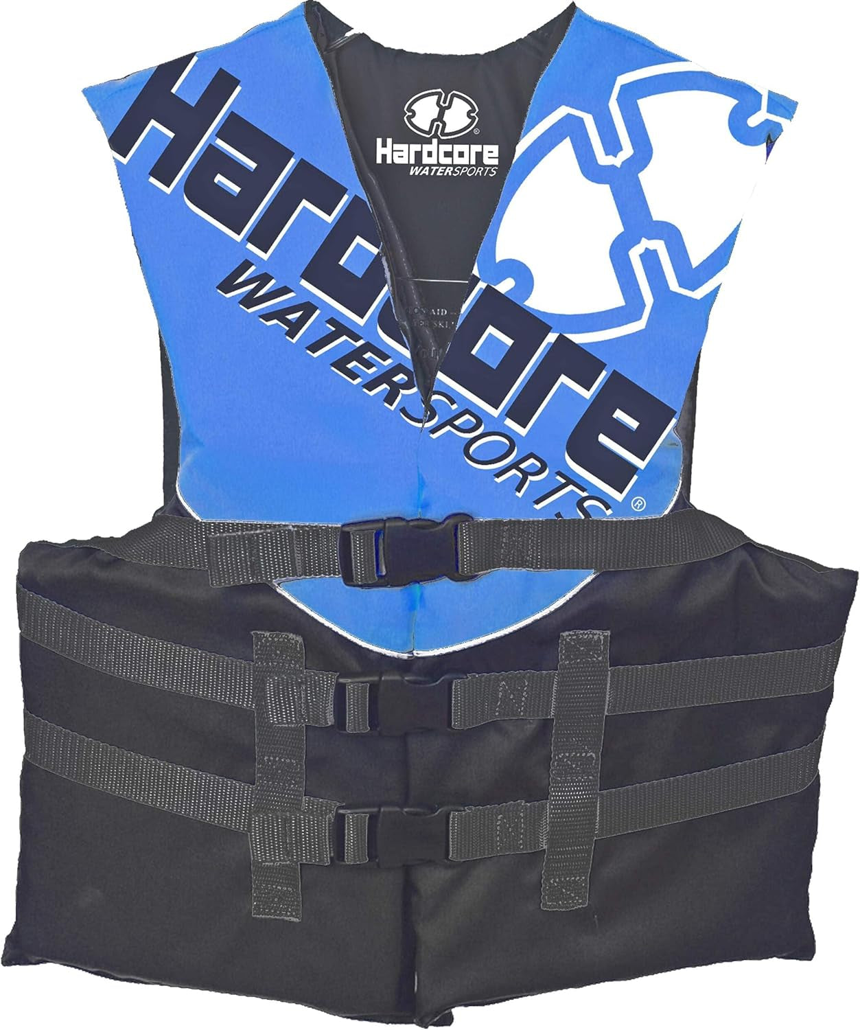 Hardcore Coast Guard Type III PFD for Youth Child Teen Adult; Life Vest Flotation Device; Life Jacket Paddle Vest for Big Kids, Jet Ski, Wakeboard, Hardshell Kayak Life Jacket