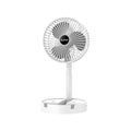 Vikakiooze Cooling Stretchable Fan, Fan Portable, 3 Speeds Desktop Table Fan, Plug in Power Fan, Rotation Strong Wind, Quiet Personal Small Fan for Home Desktop Office, White