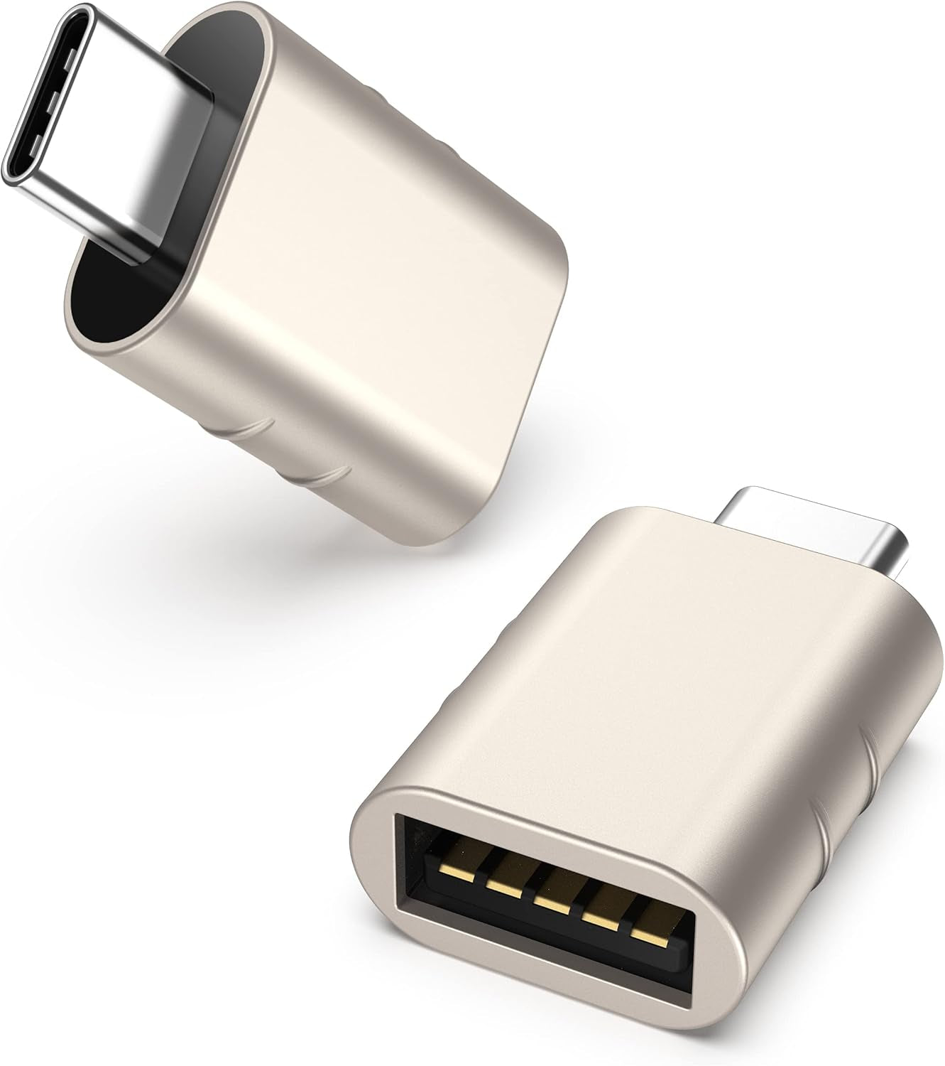 Syntech USB C to USB Adapter(2 Pack), USB-C Male to USB 3.0 Female Adapter Compatible with Iphone 17 Pro Max Macbook Pro Air 2024 Ipad Mini Pro Surface Pro and Other Type C or Thunderbolt 4/3 Devices