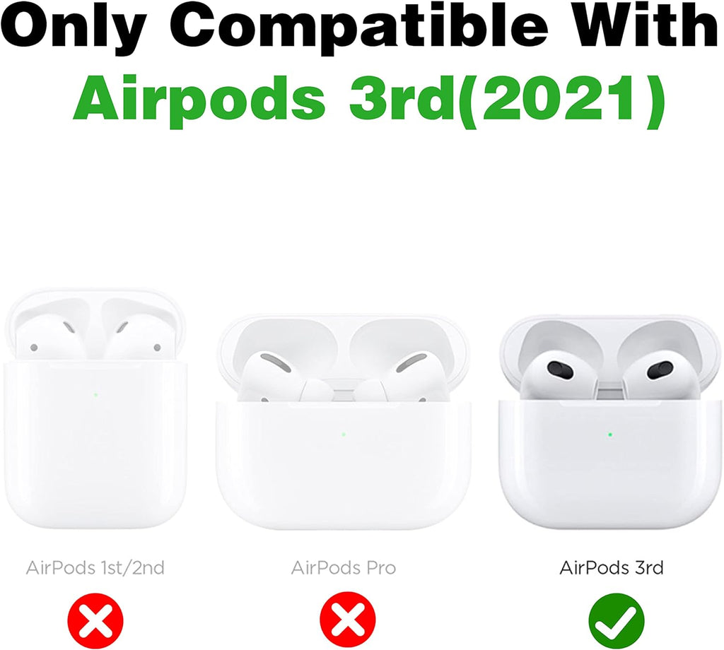Mulafnxal Case for Airpods 3 3Rd Generation Cute Soft Silicone 3D Funny Fun for Air Pod 3 (2021) Cover Unique Fashion Food Design Skin Cartoon Cases (Cup Noodle)