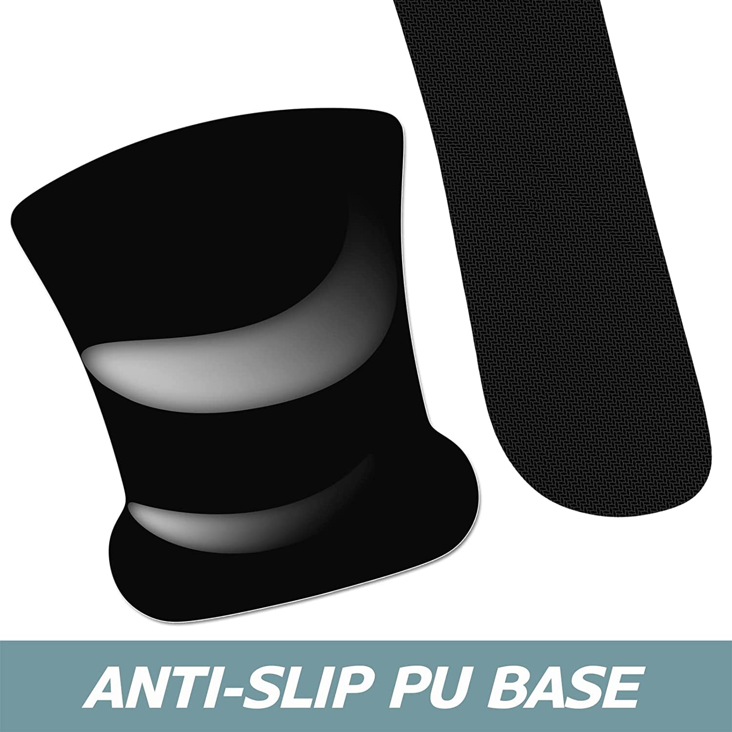 ITNRSIIET Mouse Pad Wrist Support Keyboard Wrist Rest Pad Ergonomic Mousepad Non-Slip Memory Foam Keyboard Pad Easy Typing Pain Relief Perfect for PC Laptop Gaming Office, Abstract Art Style