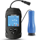 LUCKYLAKER Depth Handheld Fish Finder Display Boat Ice Fishing Finder Sonar Portable Wired Fish Finders Transducer LCD Monitor