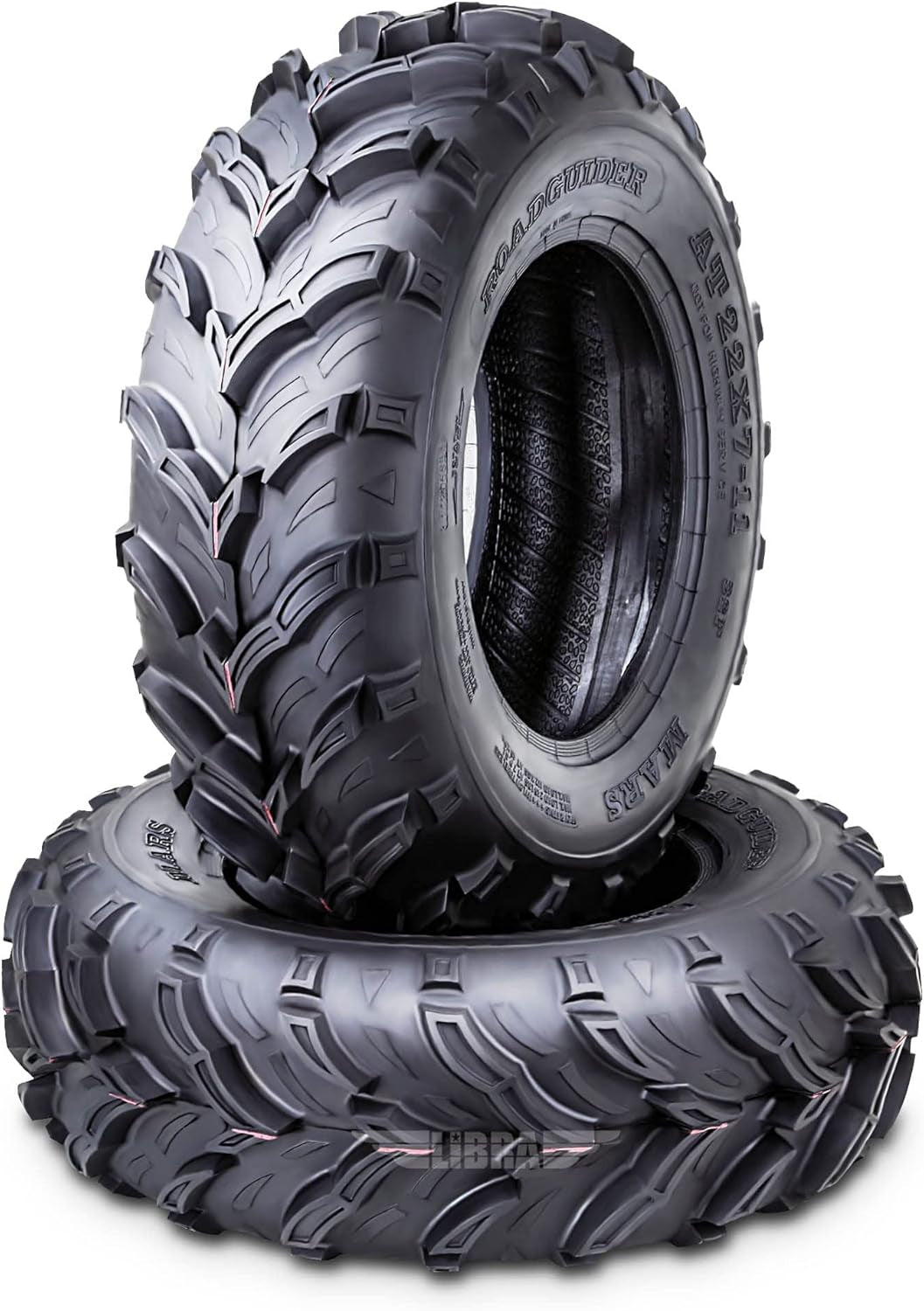 ROADGUIDER ATV/UTV Tires 25X10-12 25X10X12 6PR- Set 2-10273