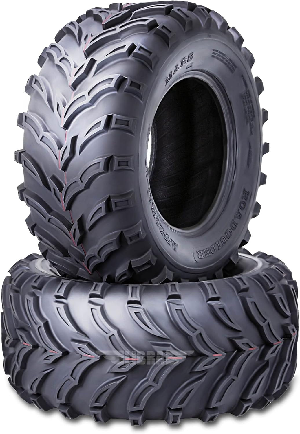 ROADGUIDER ATV/UTV Tires 25X10-12 25X10X12 6PR- Set 2-10273