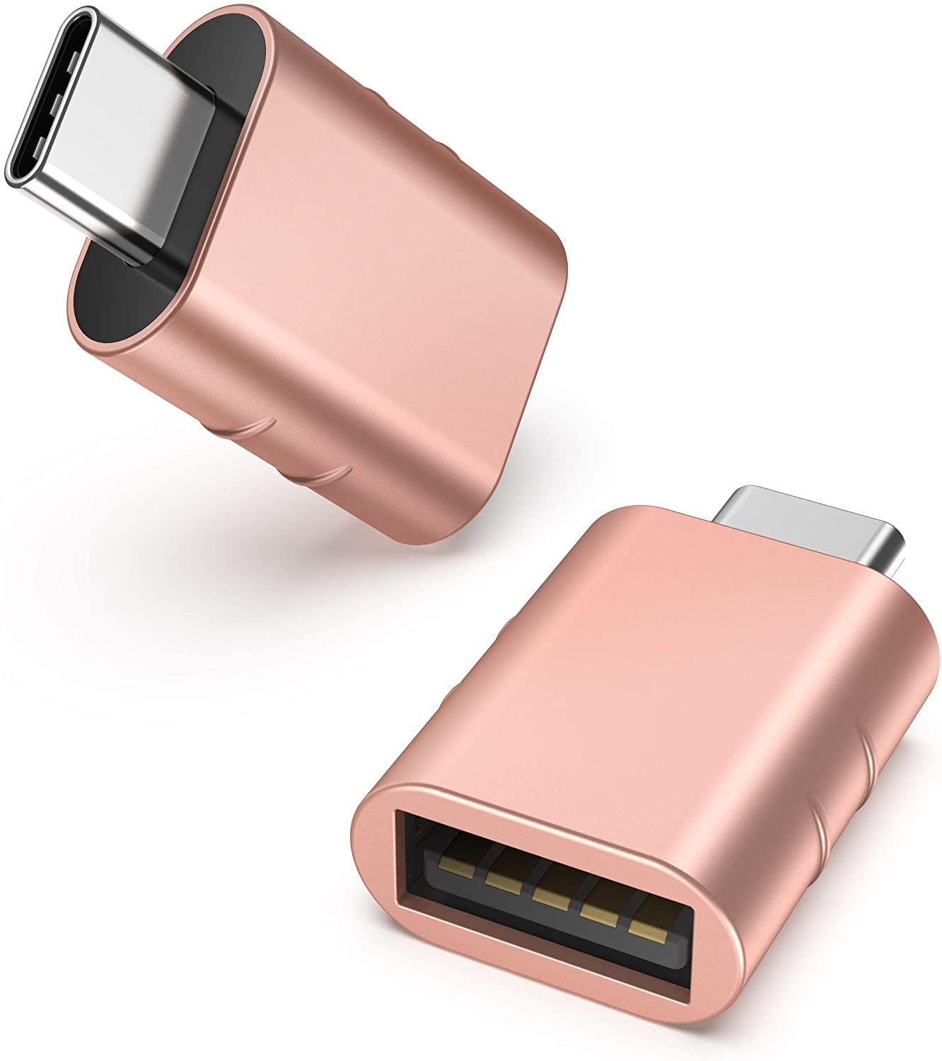 Syntech USB C to USB Adapter(2 Pack), USB-C Male to USB 3.0 Female Adapter Compatible with Iphone 17 Pro Max Macbook Pro Air 2024 Ipad Mini Pro Surface Pro and Other Type C or Thunderbolt 4/3 Devices