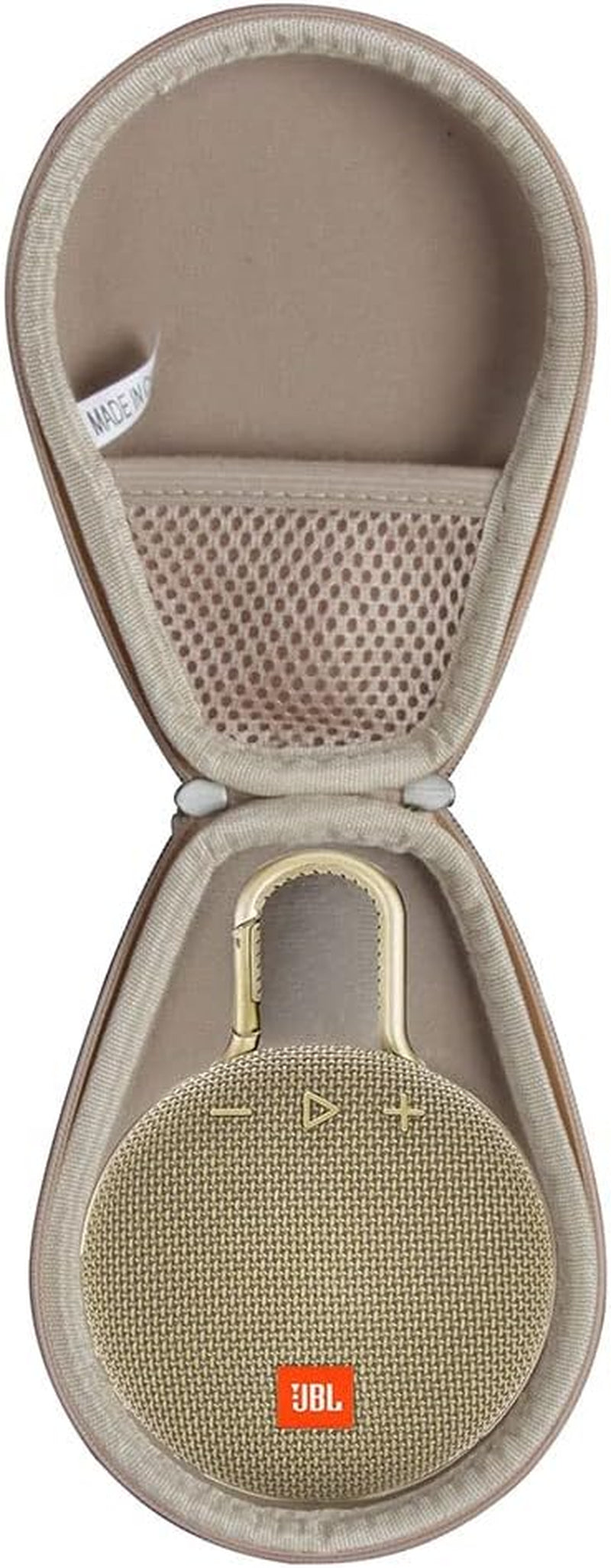 Hermitshell Travel Case Fits JBL Clip 3 Portable Waterproof Wireless Bluetooth Speaker (Black)