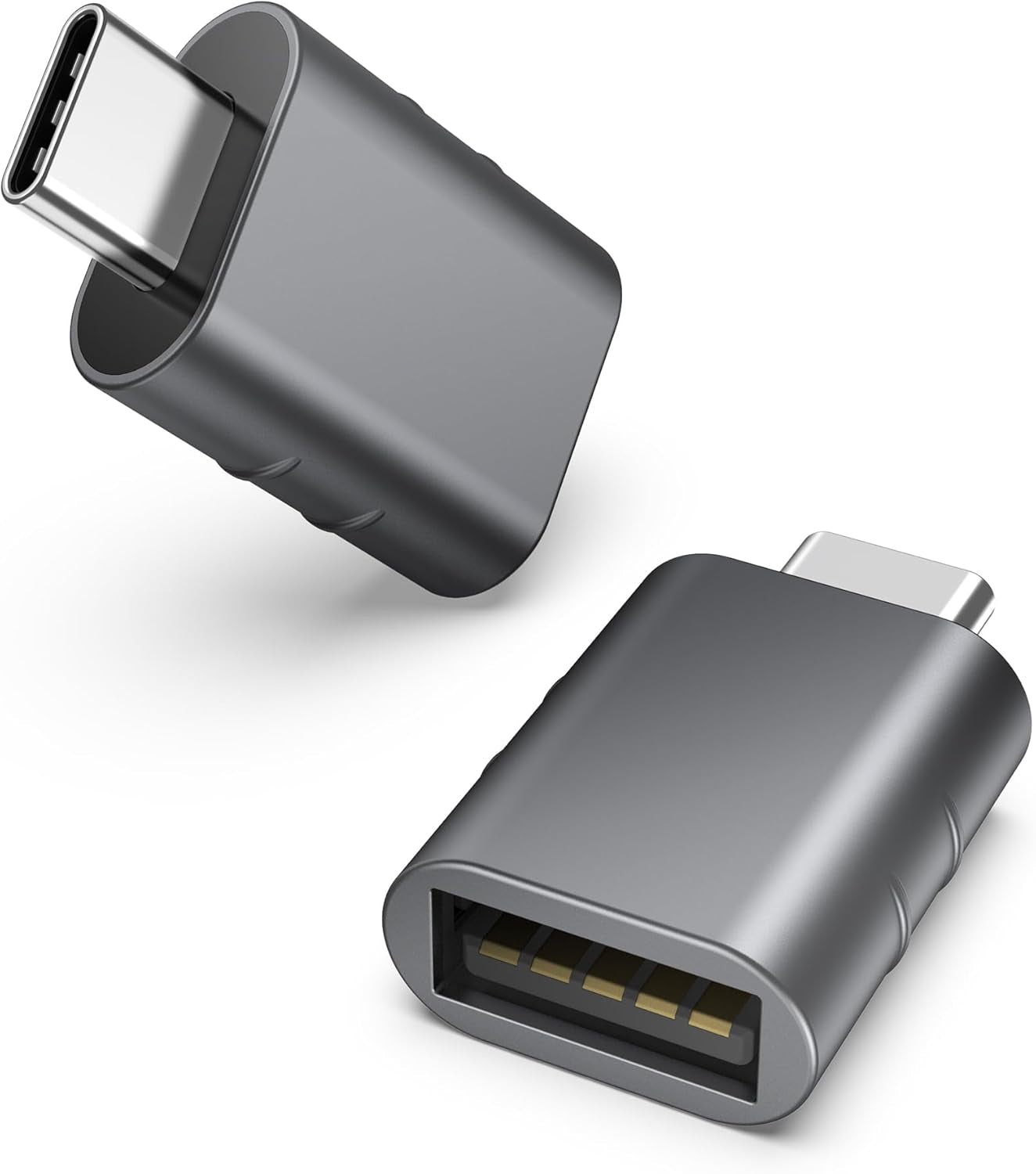 Syntech USB C to USB Adapter(2 Pack), USB-C Male to USB 3.0 Female Adapter Compatible with Iphone 17 Pro Max Macbook Pro Air 2024 Ipad Mini Pro Surface Pro and Other Type C or Thunderbolt 4/3 Devices