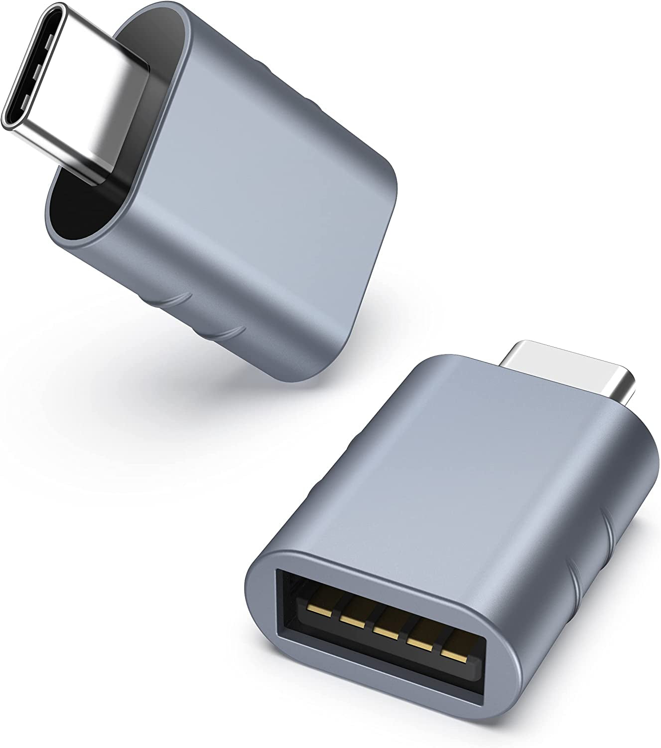 Syntech USB C to USB Adapter(2 Pack), USB-C Male to USB 3.0 Female Adapter Compatible with Iphone 17 Pro Max Macbook Pro Air 2024 Ipad Mini Pro Surface Pro and Other Type C or Thunderbolt 4/3 Devices