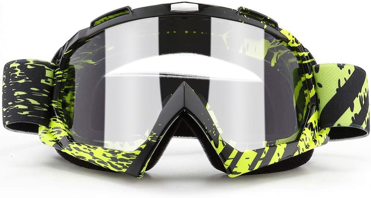 SPOSUNE Dirt Bike ATV Goggles UV400 Motorcycle Goggles for Men Women Youth Motocross Riding Goggles Windproof Dustproof