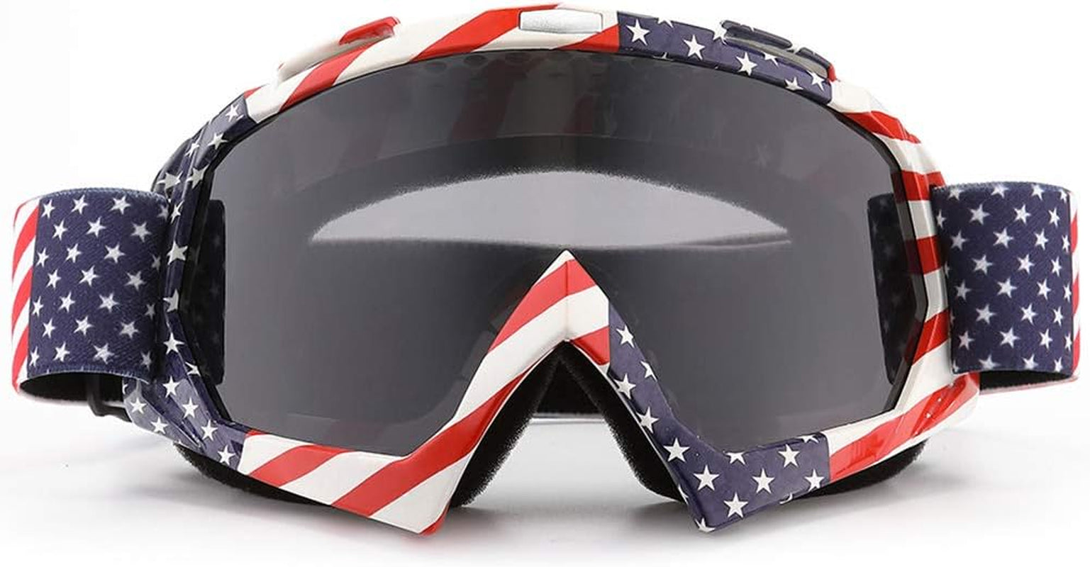SPOSUNE Dirt Bike ATV Goggles UV400 Motorcycle Goggles for Men Women Youth Motocross Riding Goggles Windproof Dustproof