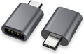 USB-C to USB 3.0 Adapter (2-Pack), Thunderbolt 4/3 to USB Female OTG for Macbook 2025, Ipad 2025, Samsung, More Type-C Devices