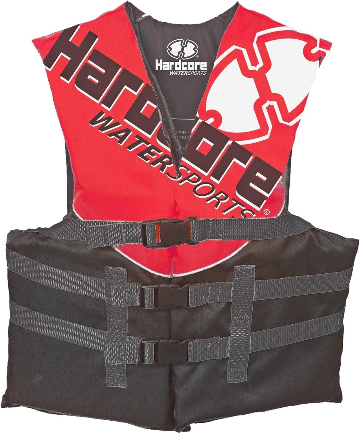 Hardcore Coast Guard Type III PFD for Youth Child Teen Adult; Life Vest Flotation Device; Life Jacket Paddle Vest for Big Kids, Jet Ski, Wakeboard, Hardshell Kayak Life Jacket