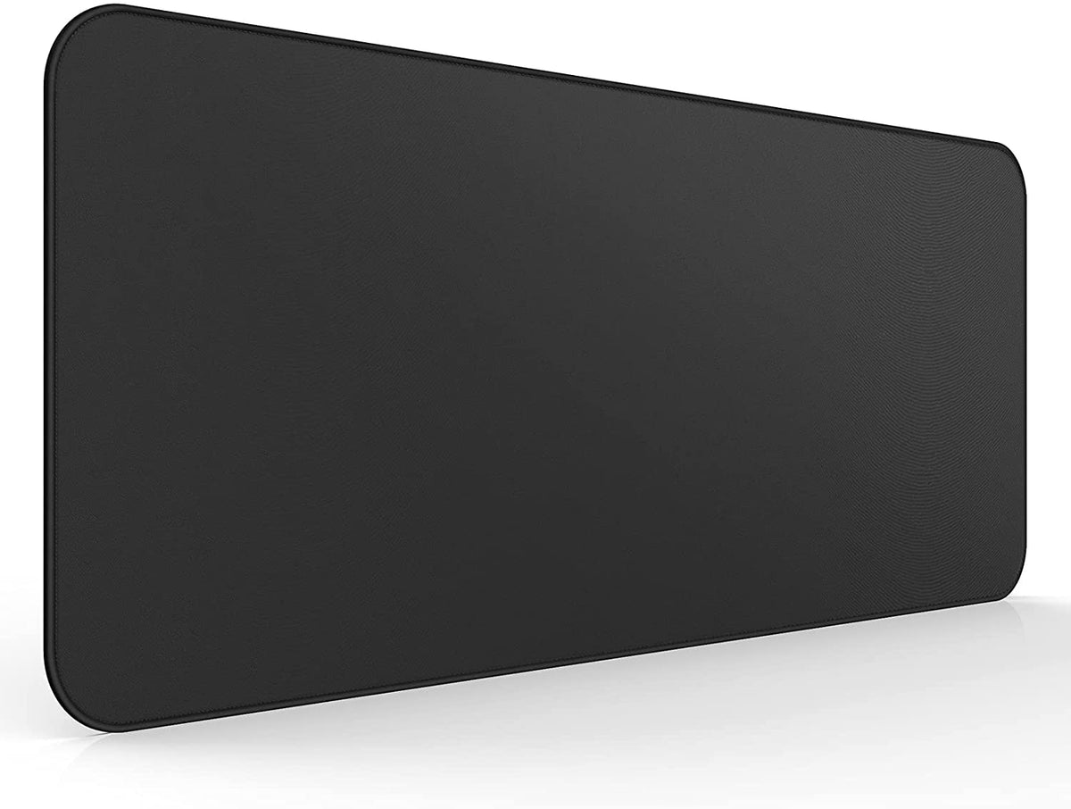 Gaming Mouse Pad, Utechsmart Extended Large Mousepad with Superior Micro-Weave Cloth , Waterproof Keyboard Pad with Stitched Edges, Non-Slip Base, 31.5 X 15.7 Inch, XXL, Black