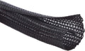 Alex Tech 10Ft - 3/8 Inch Cord Protector Wire Loom Tubing Cable Sleeve Split Sleeving for USB Cable Power Cord Audio Video Cable – Protect Cat from Chewing Cords - Black
