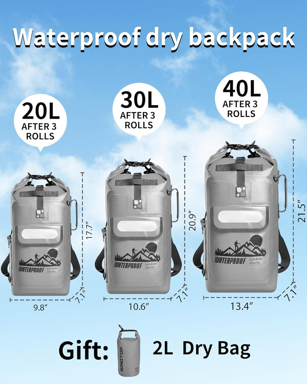 IDRYBAG Dry Bag Backpack