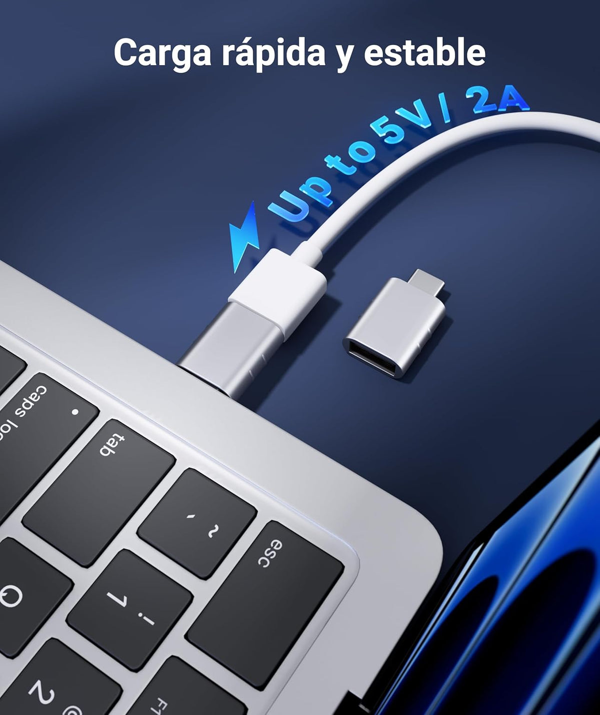 Syntech USB C to USB Adapter(2 Pack), USB-C Male to USB 3.0 Female Adapter Compatible with Iphone 17 Pro Max Macbook Pro Air 2024 Ipad Mini Pro Surface Pro and Other Type C or Thunderbolt 4/3 Devices