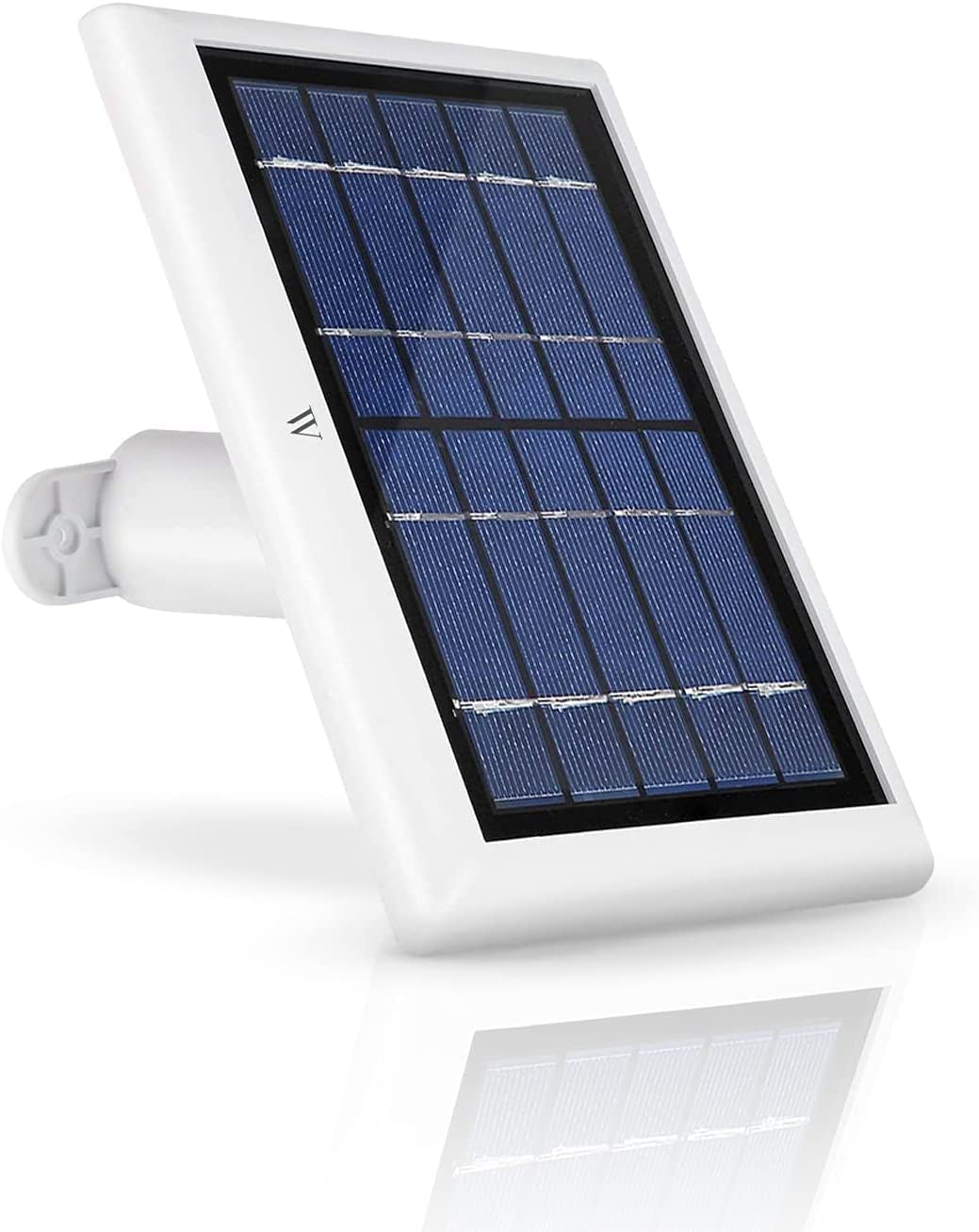 Wasserstein Solar Panel Compatible with Ring Spotlight Cam/Plus/Pro Battery, Stick up Cam/Pro & Outdoor Cam plus Battery - Continuous Power for Ring Surveillance Camera (3-Pack, White)